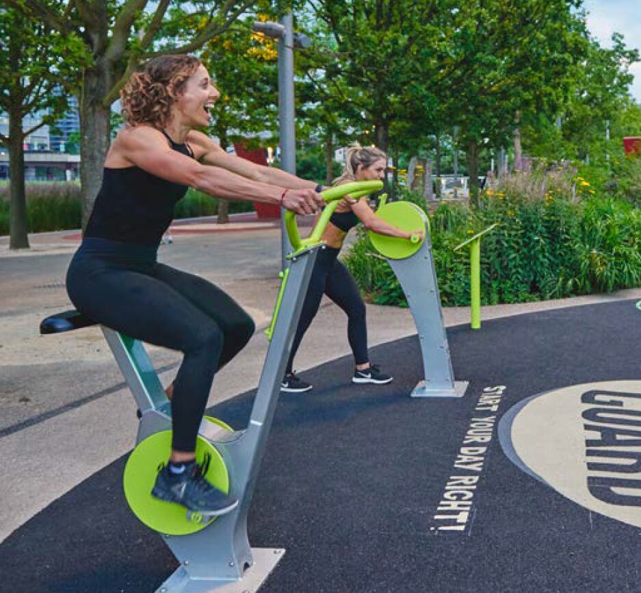 Agrès de fitness extérieur en accès libre